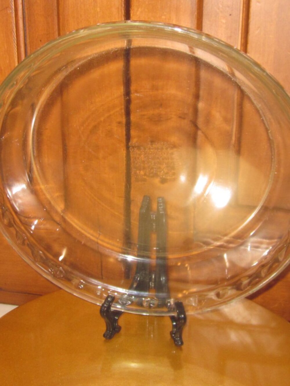 Vintage Pyrex Glass Deep Pie Plate 9.5" - Picture 3 of 3